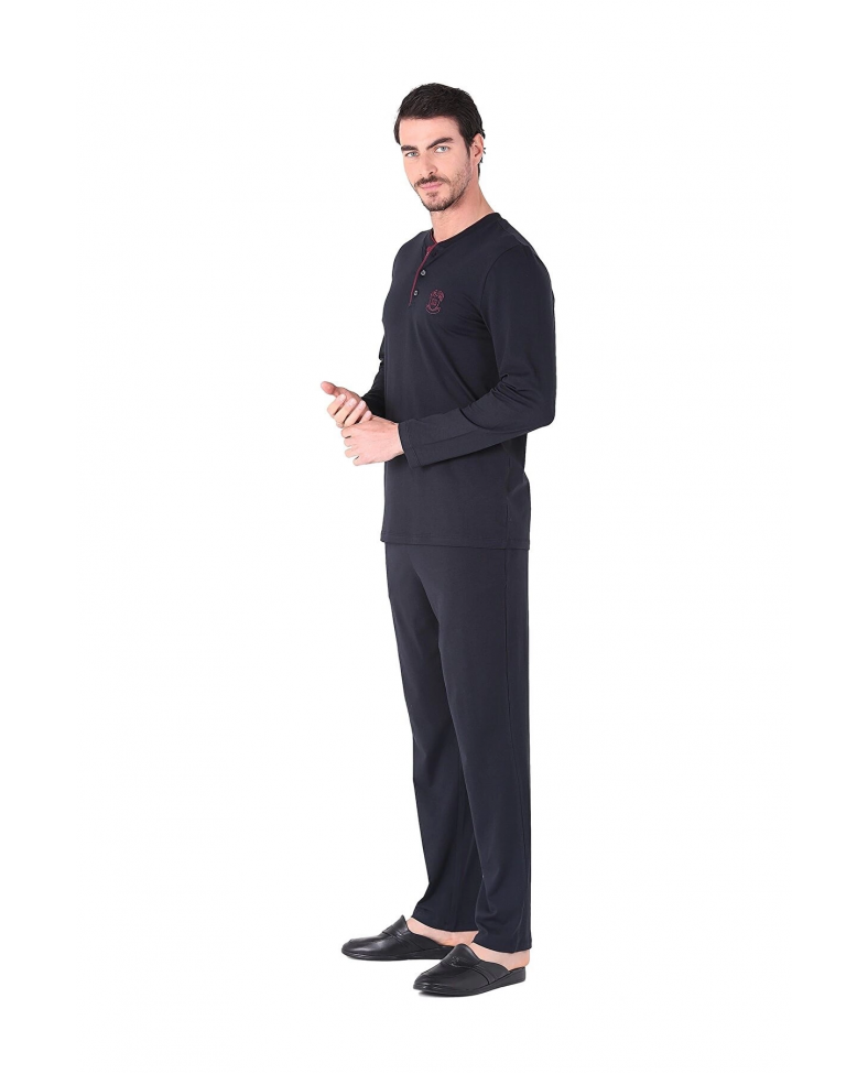 D'S Damat 221001 Uzun Kol Pijama Takımı