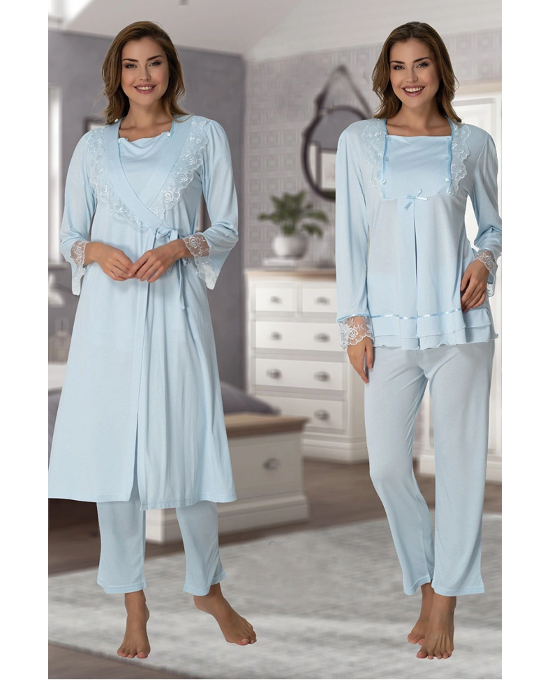 Effortt 2018  Sabahlıklı Lohusa Pijama Takımı