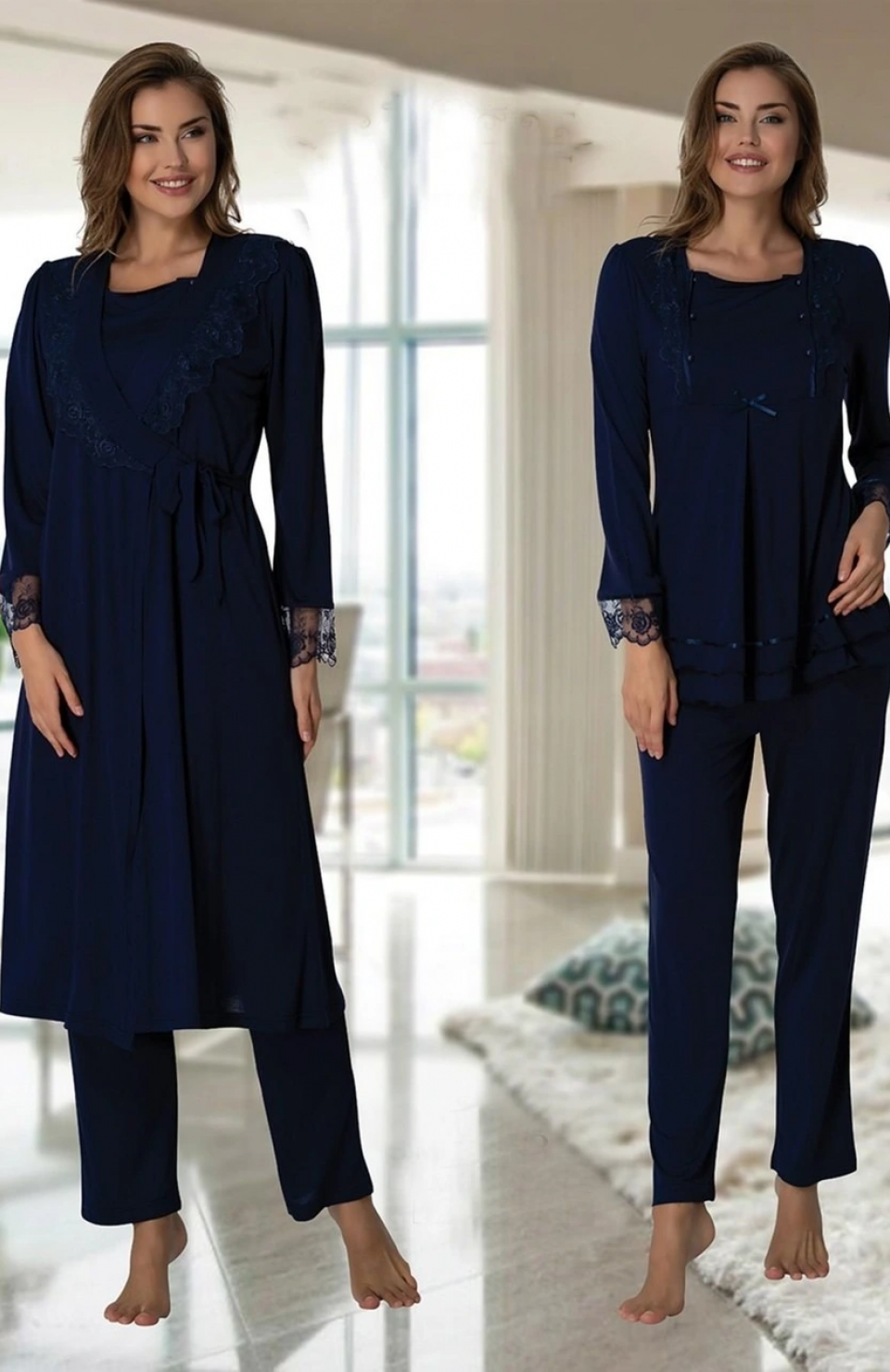 Effortt 2018  Sabahlıklı Lohusa Pijama Takımı