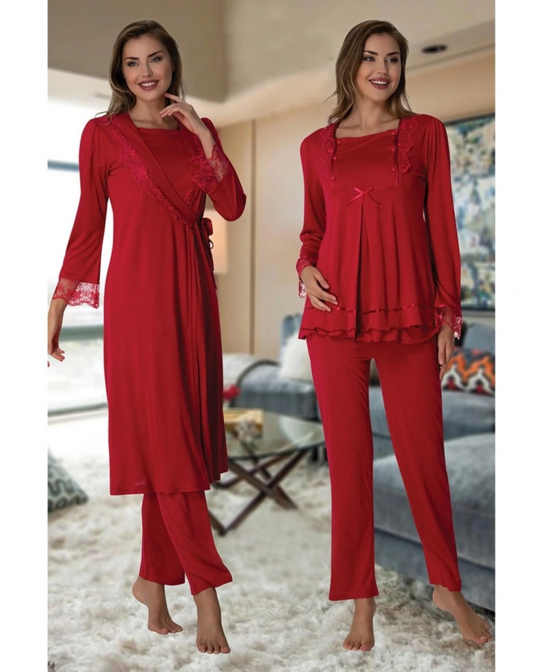 Effortt 2018  Sabahlıklı Lohusa Pijama Takımı