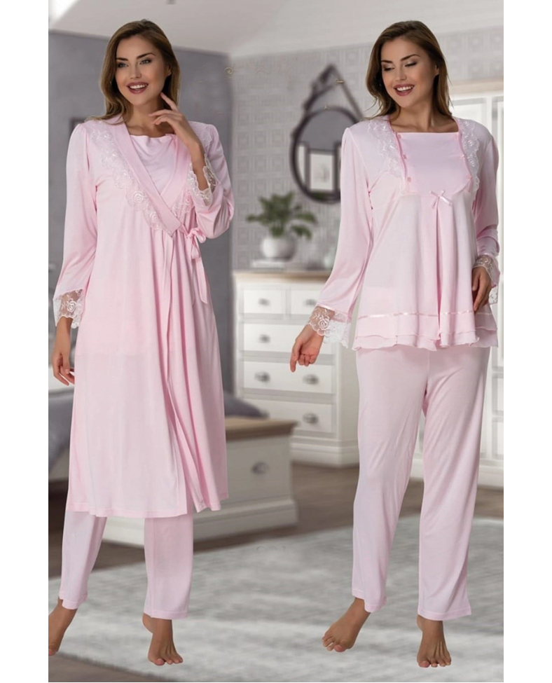 Effortt 2018  Sabahlıklı Lohusa Pijama Takımı