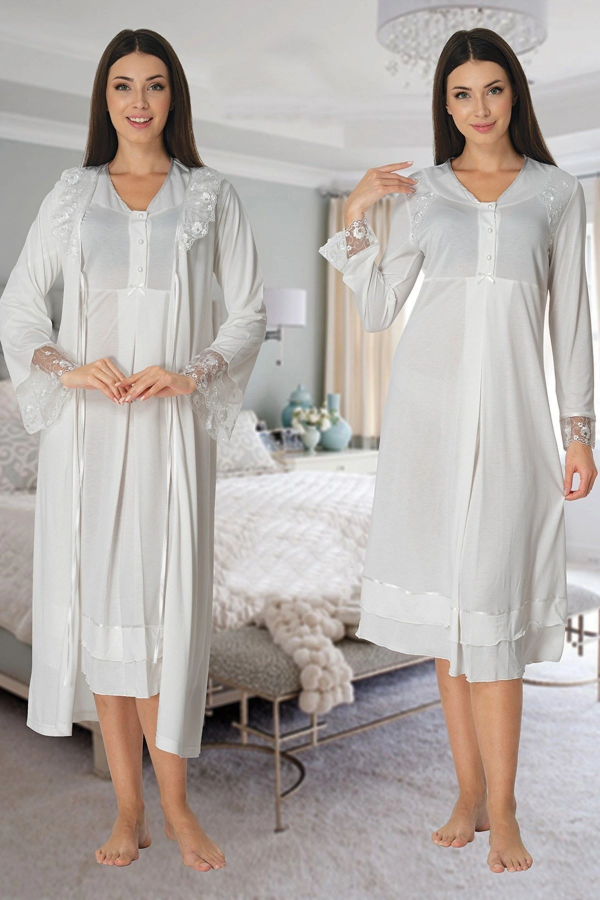 Effortt 2425  Sabahlıklı Lohusa Gecelik