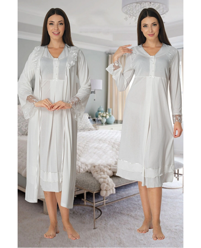 Effortt 2425  Sabahlıklı Lohusa Gecelik