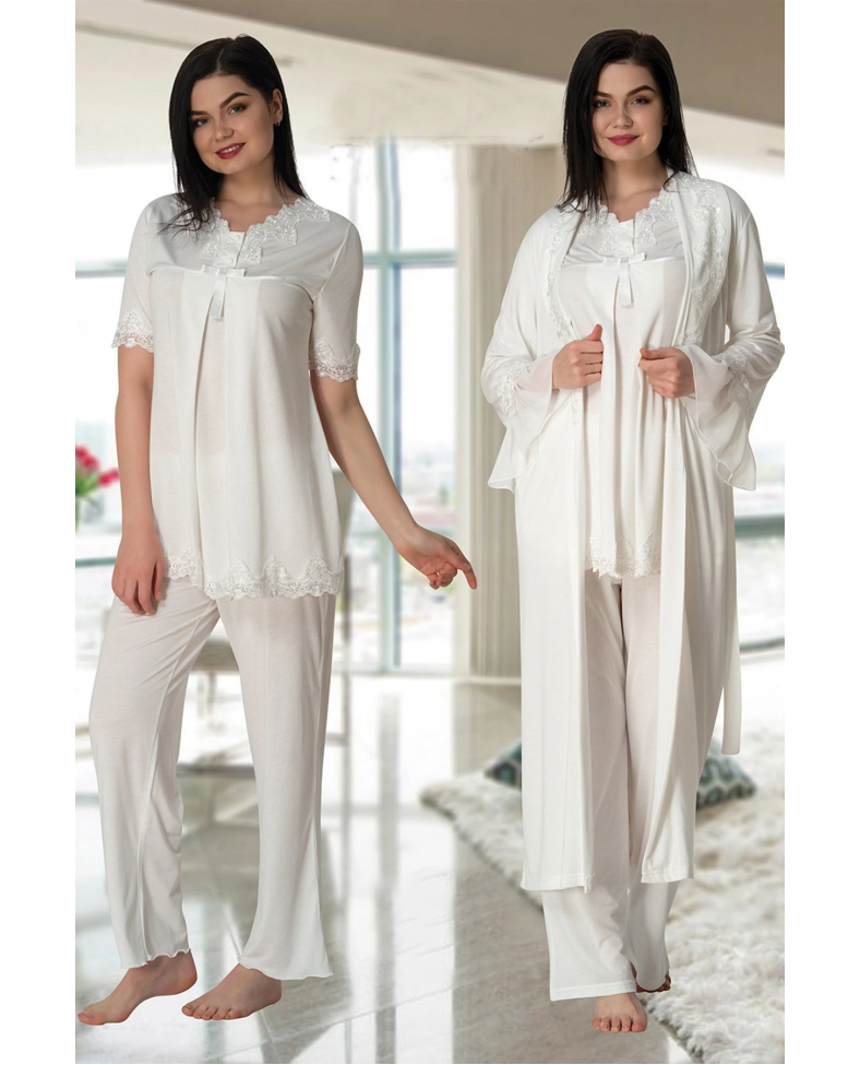 Effortt 5034 Sabahlıklı Lohusa Pijama Takımı