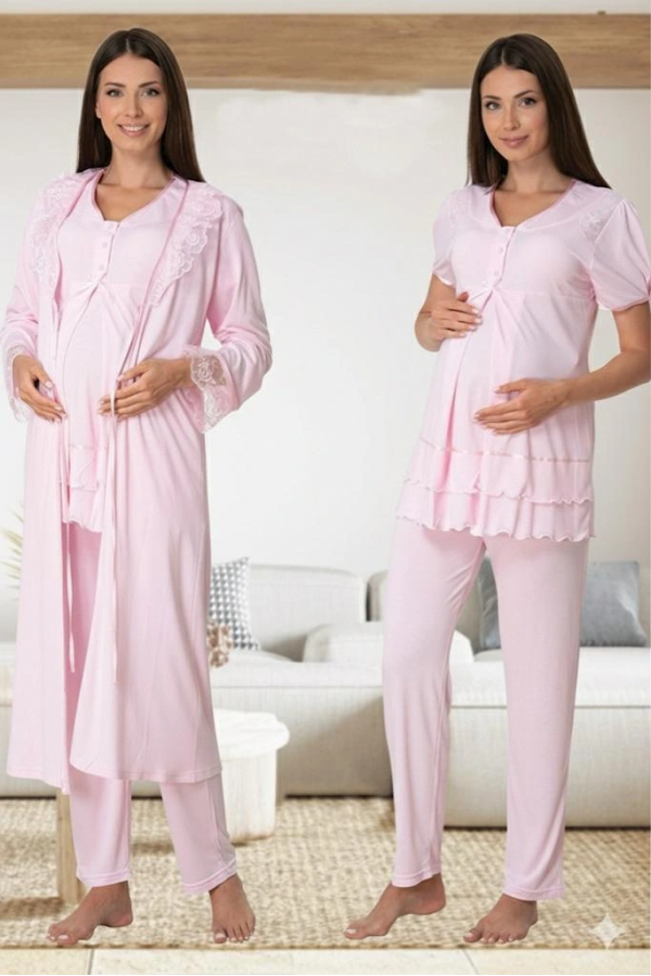 Effortt 8024 Sabahlıklı Lohusa Pijama