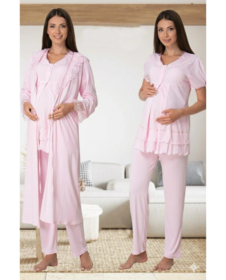 Effortt 8024 Sabahlıklı Lohusa Pijama