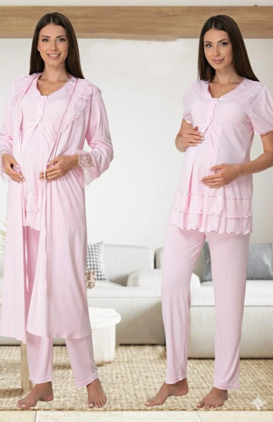 Effortt 8024 Sabahlıklı Lohusa Pijama
