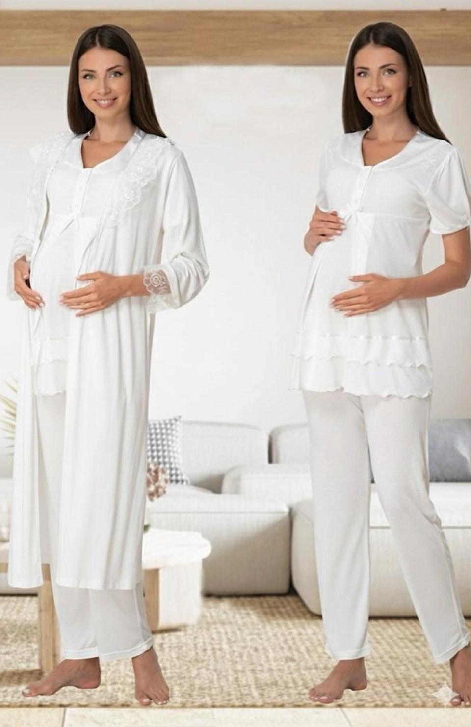 Effortt 8024 Sabahlıklı Lohusa Pijama