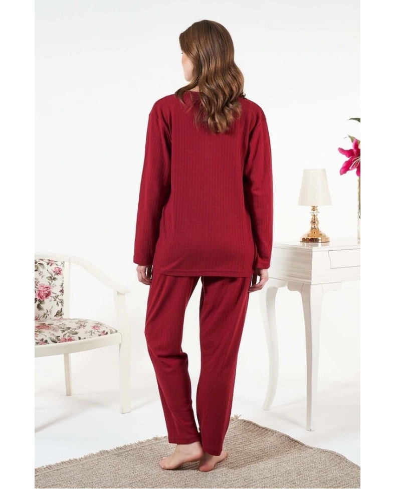 Estiva 25330 İnterlok Şardonlu Pijama Takımı Somersan Giyim | Kadın, Erkek ve Çocuk Moda