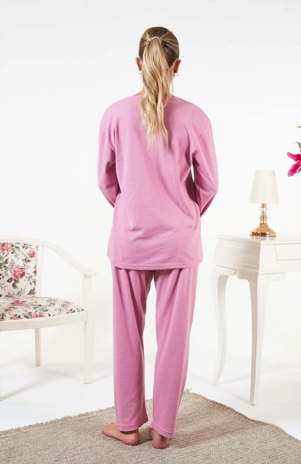 Estiva 25330 İnterlok Şardonlu Pijama Takımı