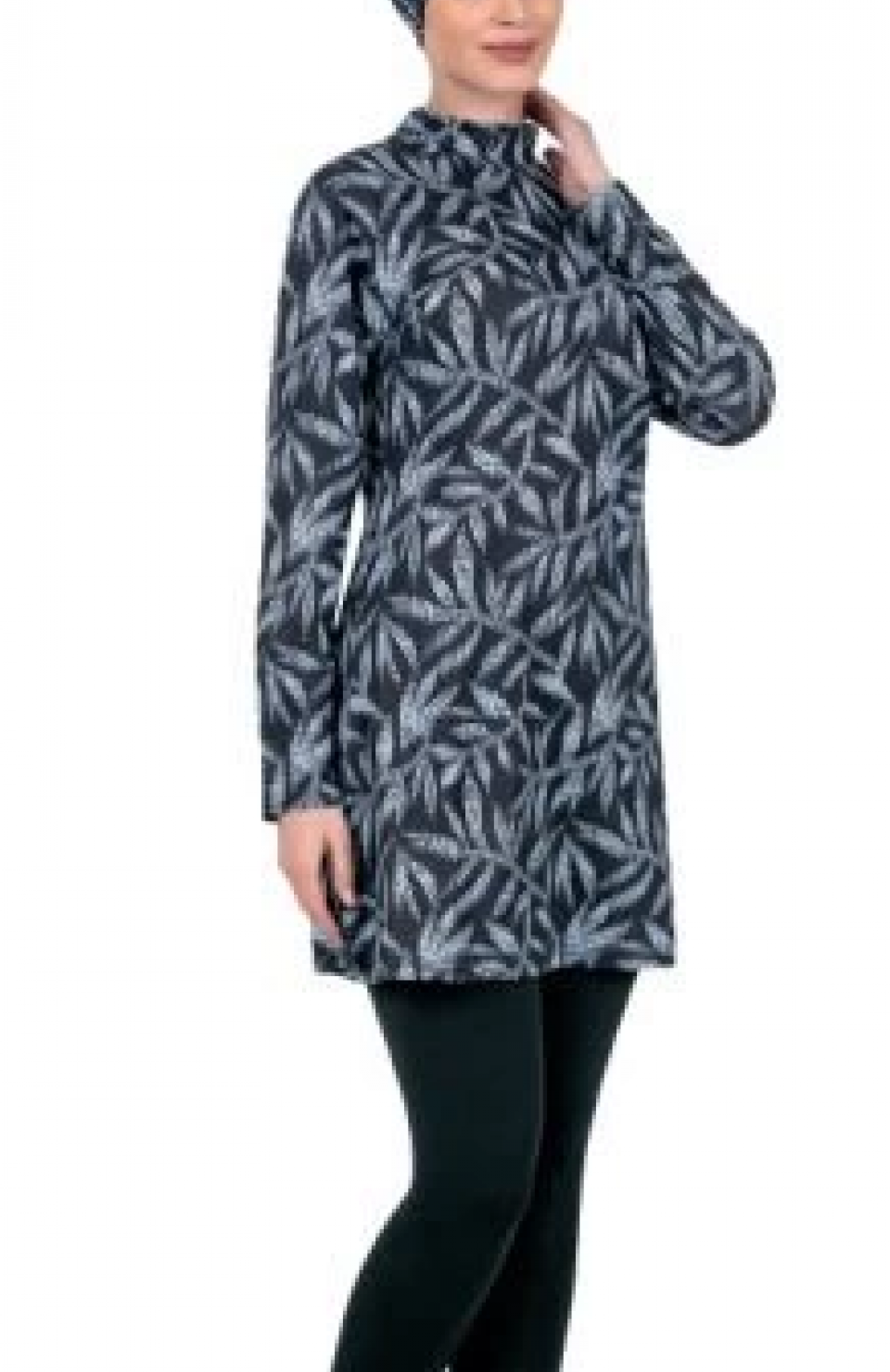 Fantasy 3304 Bayan Desenli Tesettür Mayo