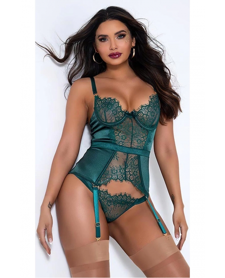 For Dreams 8350 Fantezi Bustiyer Jartiyer Takımı