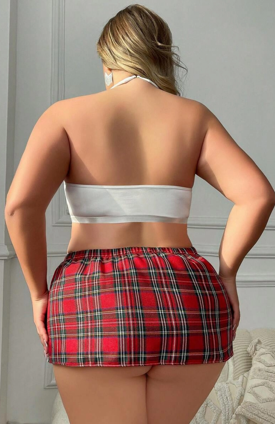 For Dreams 8488 Kadın Büyük Beden Öğrenci Kostümü