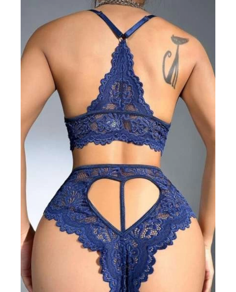 For Dreams 8455 Dantel Bralet Sütyen Takım