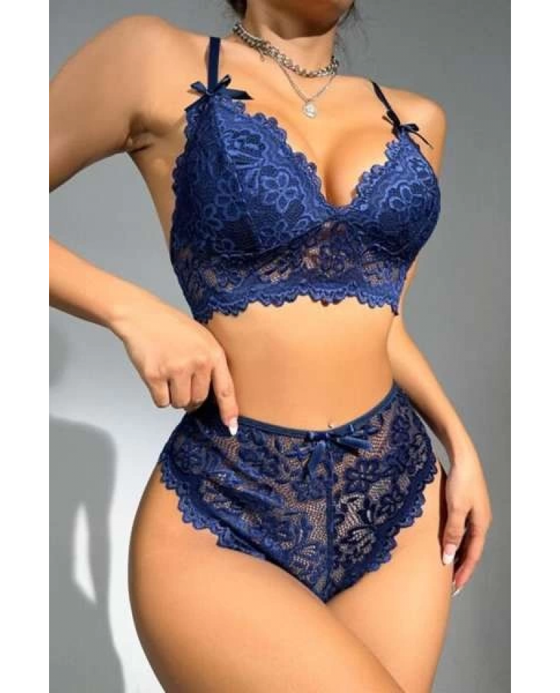 For Dreams 8455 Dantel Bralet Sütyen Takım