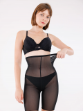 Freshness 0007 Lazer Kesim Tül Yüksek Bel Şort Korse