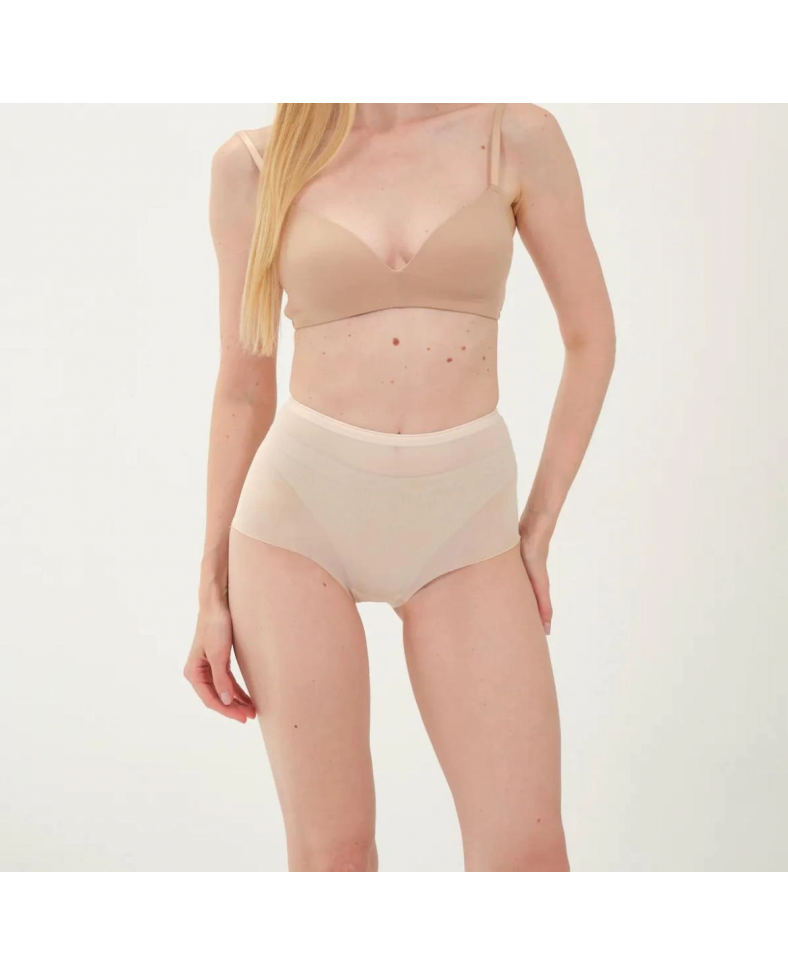 Freshness 0025 Lazer Kesim Tül Yüksek Bel Bato Korse