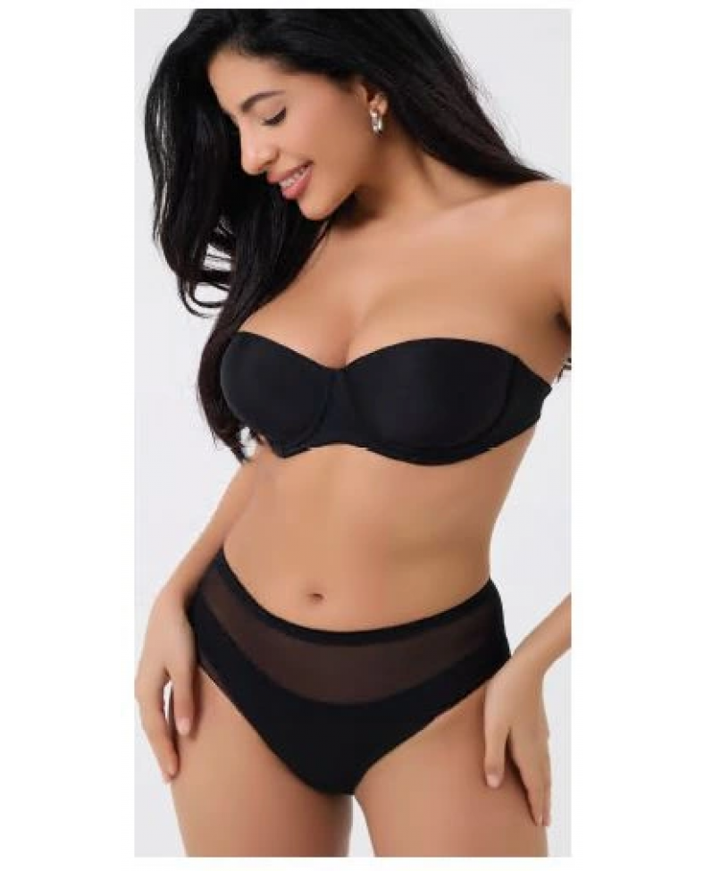 Freshness 0025 Lazer Kesim Tül Yüksek Bel Bato Korse