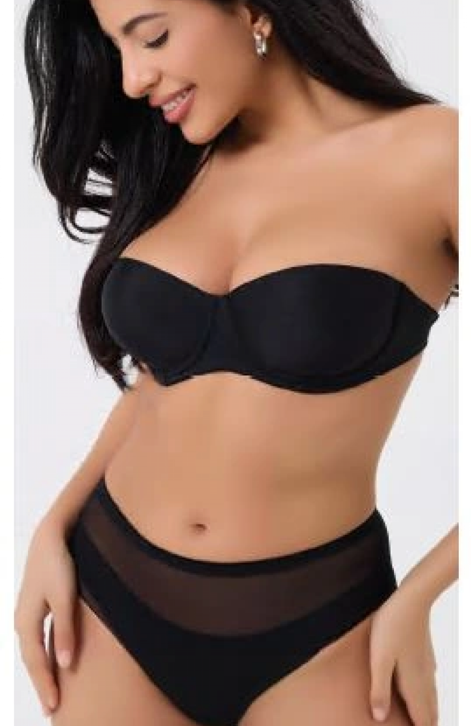 Freshness 0025 Lazer Kesim Tül Yüksek Bel Bato Korse