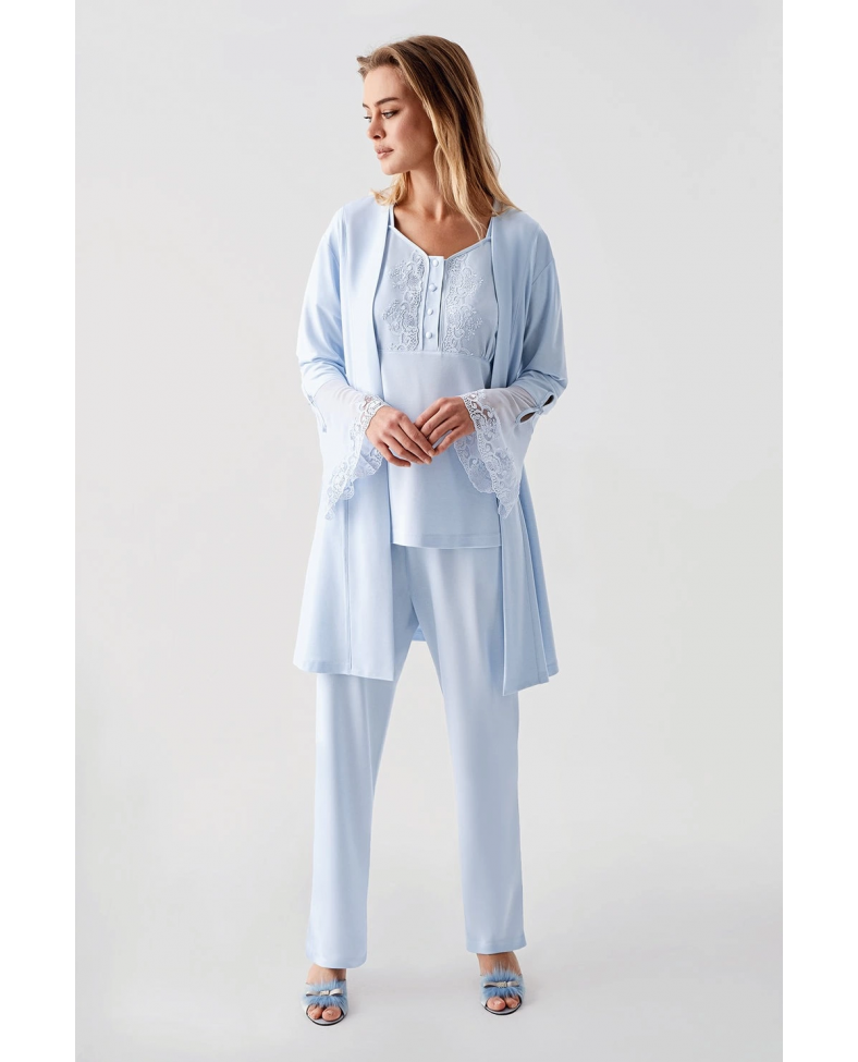 Freshness 322 Kadın Sabahlıklı Pijama Takımı