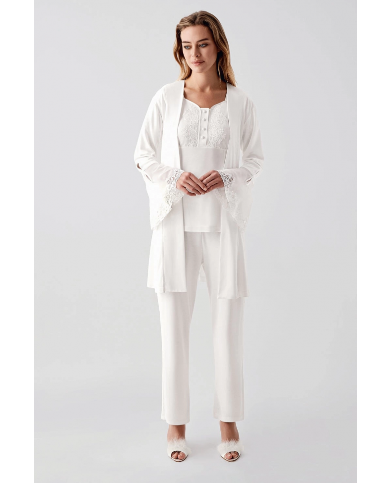 Freshness 322 Kadın Sabahlıklı Pijama Takımı