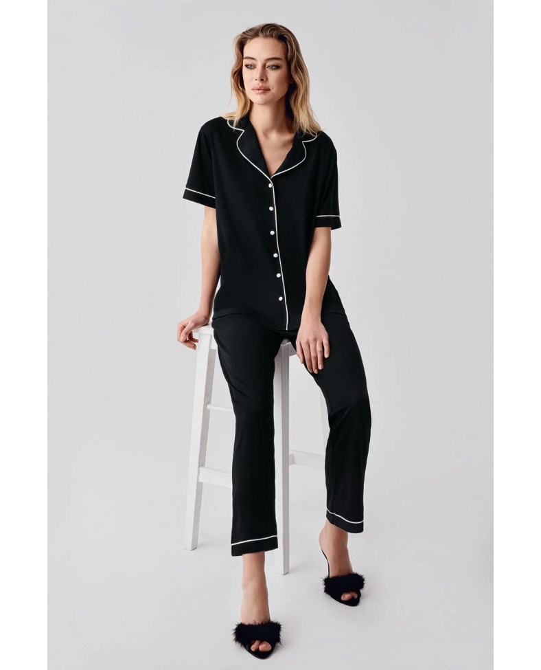 Freshness 324 Kadın 4'Lü Sabahlıklı Şorlu Pijama Takımı