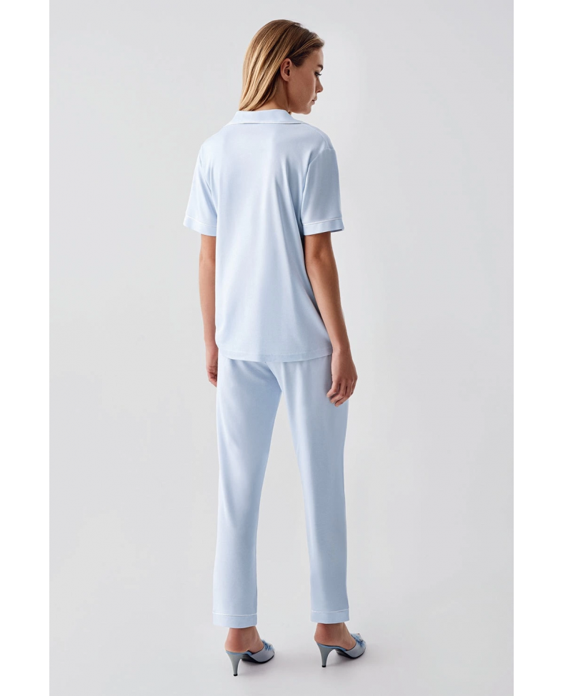 Freshness 324 Kadın 4'Lü Sabahlıklı Şorlu Pijama Takımı