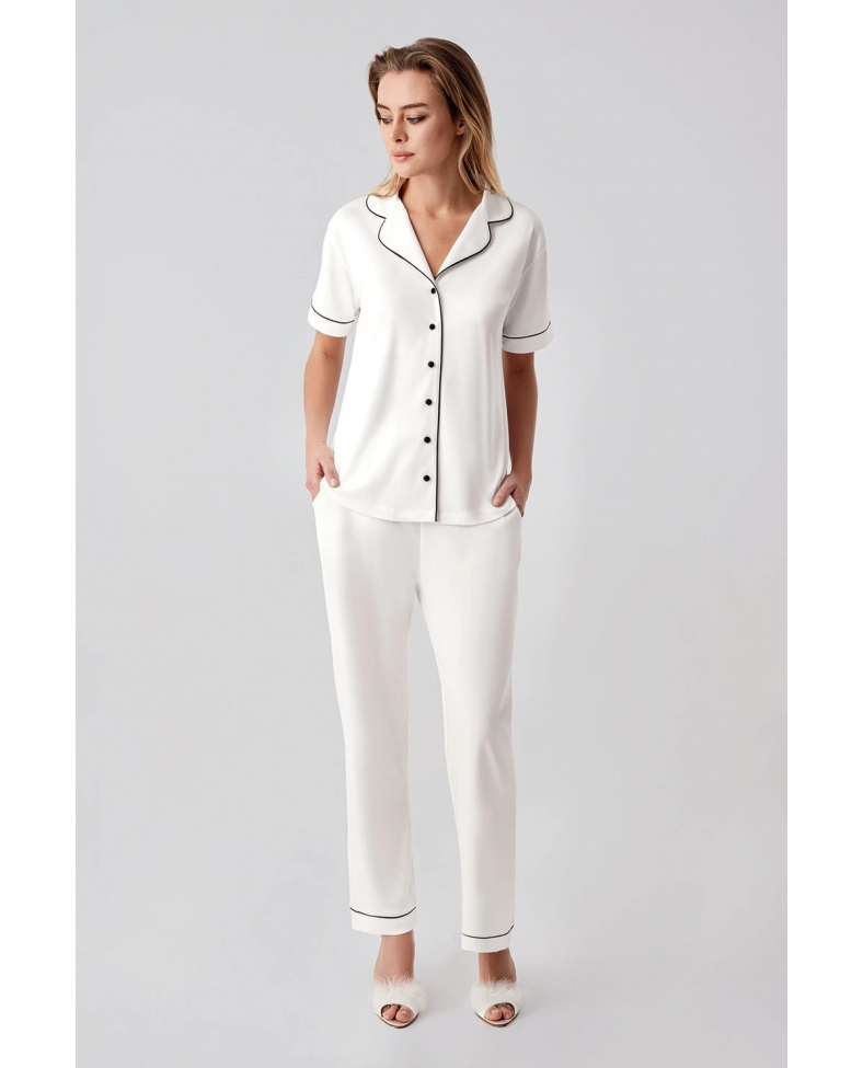 Freshness 324 Kadın 4'Lü Sabahlıklı Şorlu Pijama Takımı