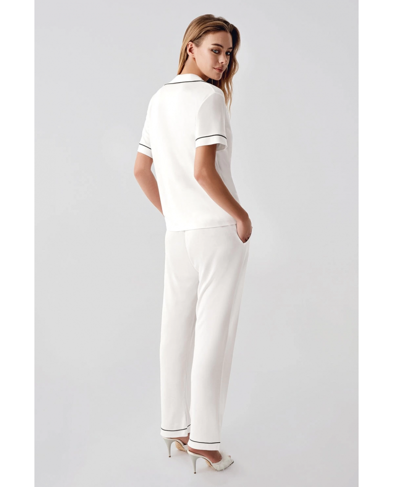 Freshness 324 Kadın 4'Lü Sabahlıklı Şorlu Pijama Takımı