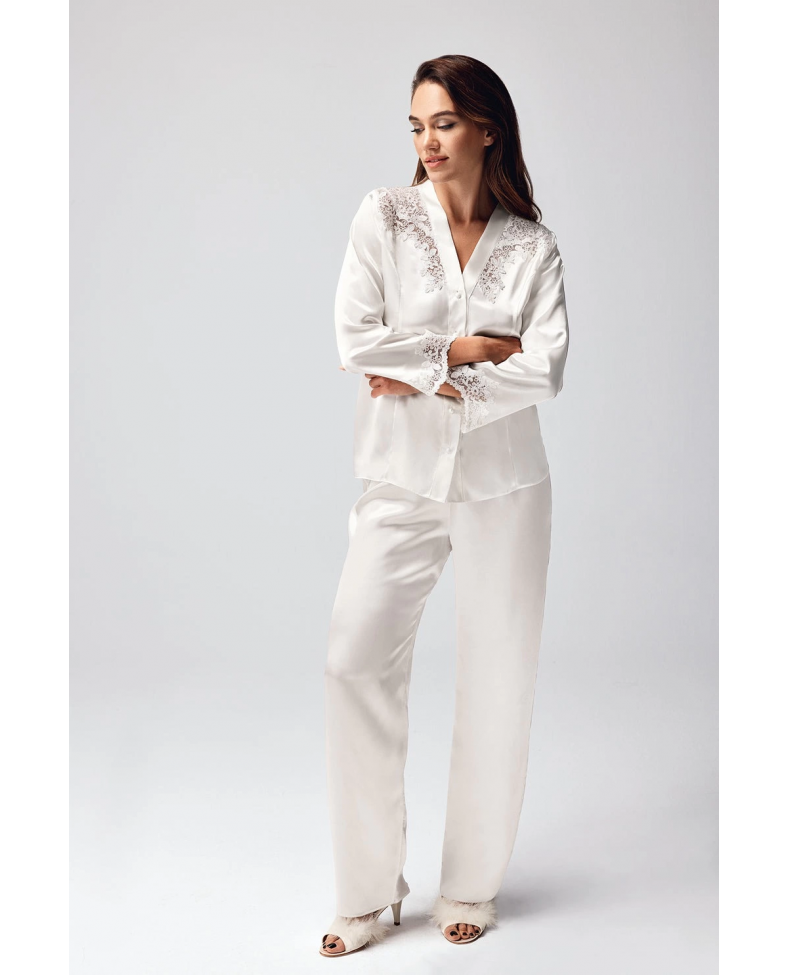 Freshness 9950-PT Saten Dantel Detaylı Pijama Takımı