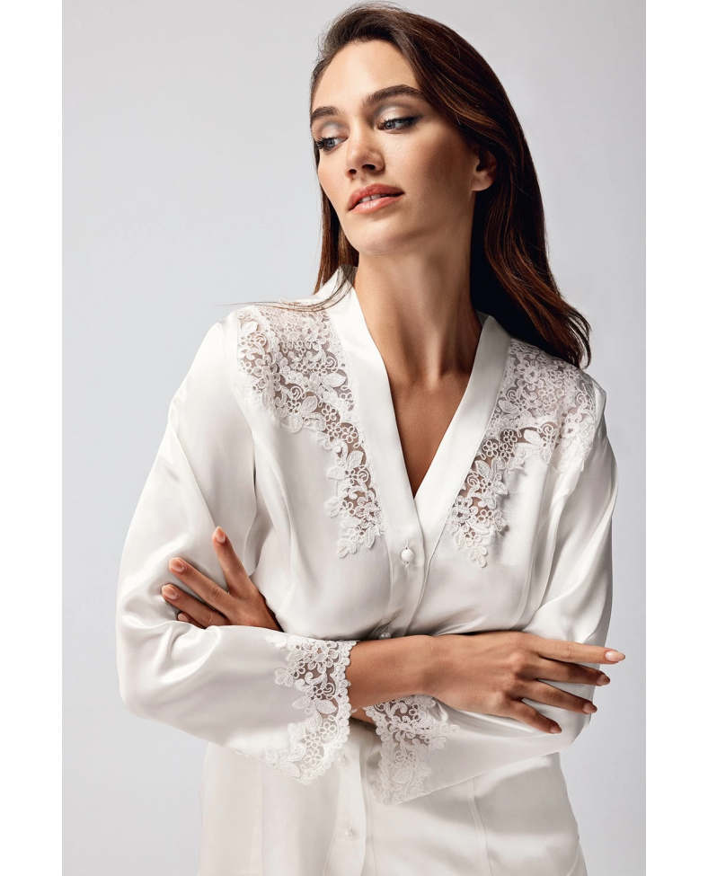 Freshness 9950-PT Saten Dantel Detaylı Pijama Takımı