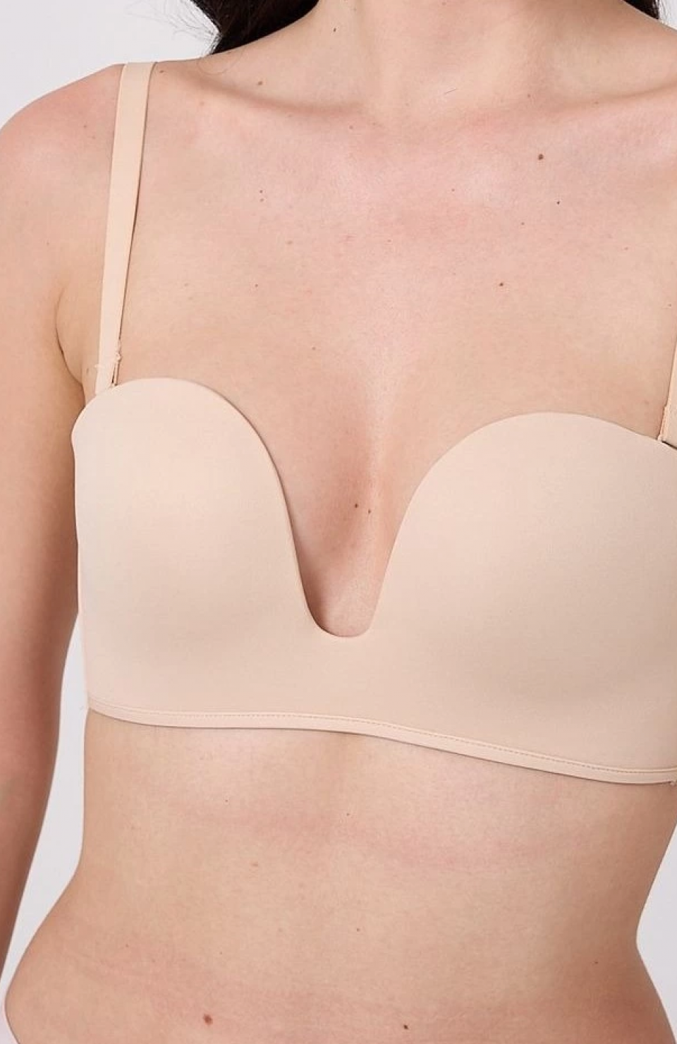 Freshness MSF05 Destekli V Dekolte Lazer Kesim Sütyen