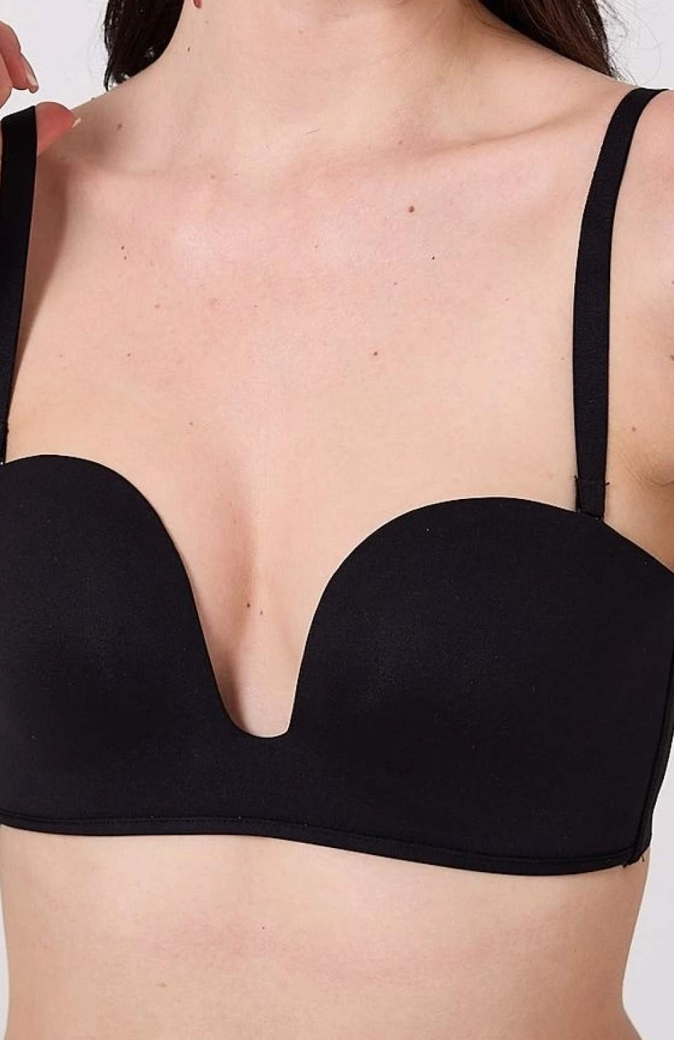 Freshness MSF05 Destekli V Dekolte Lazer Kesim Sütyen