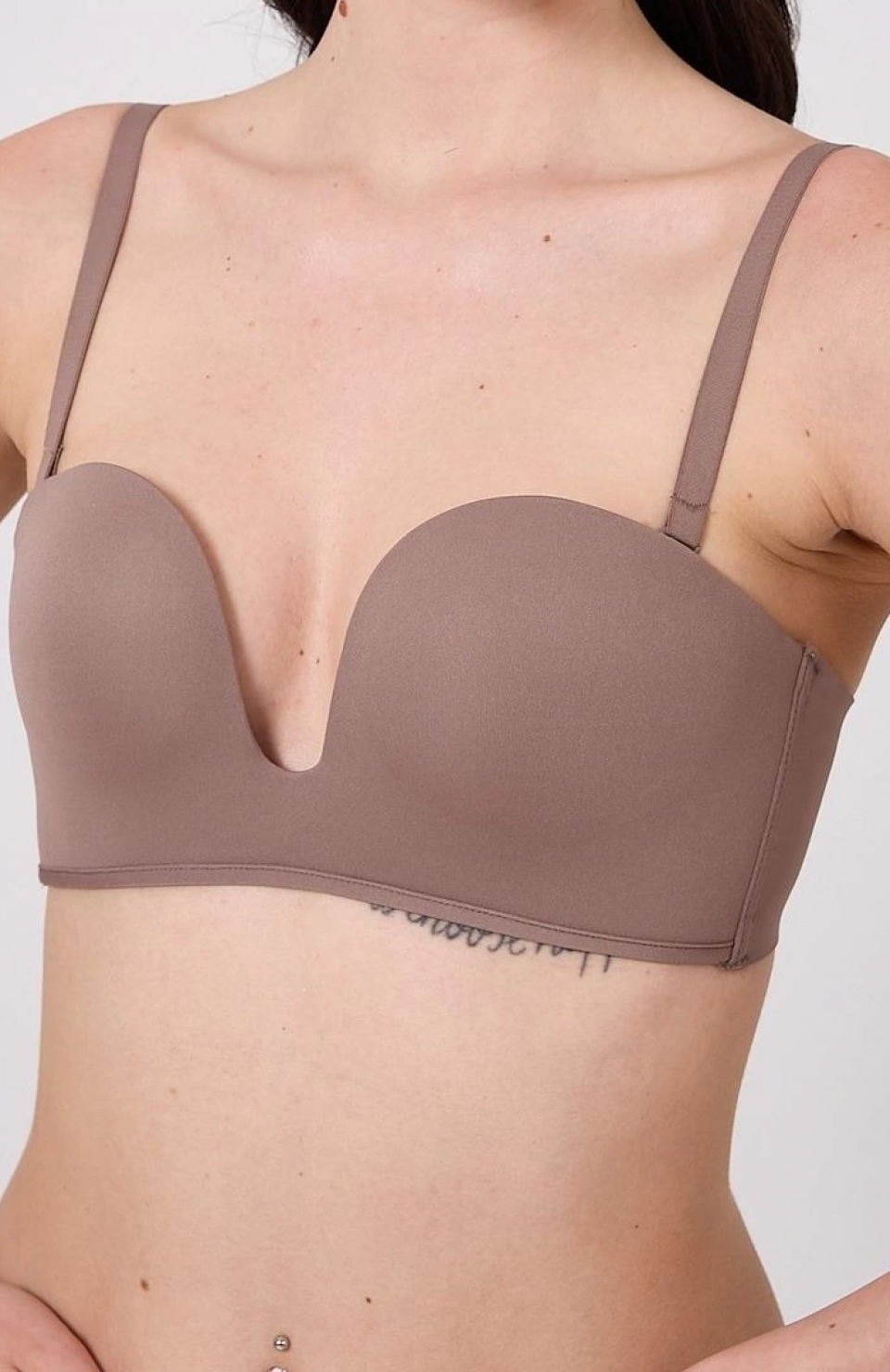 Freshness MSF05 Destekli V Dekolte Lazer Kesim Sütyen