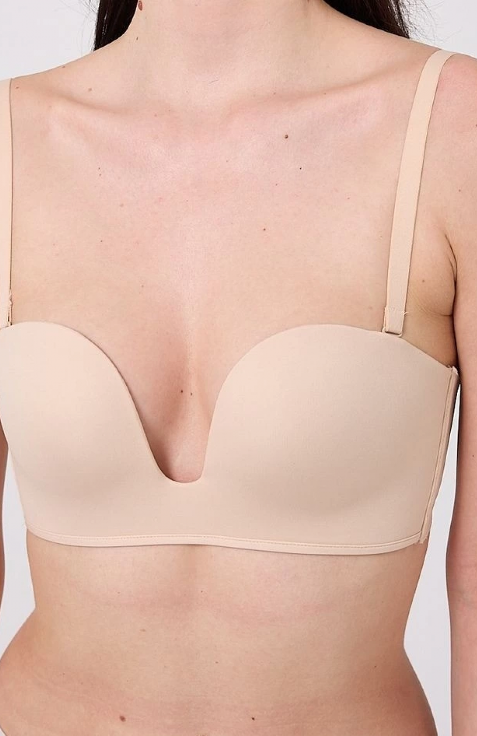 Freshness MSF05 Destekli V Dekolte Lazer Kesim Sütyen