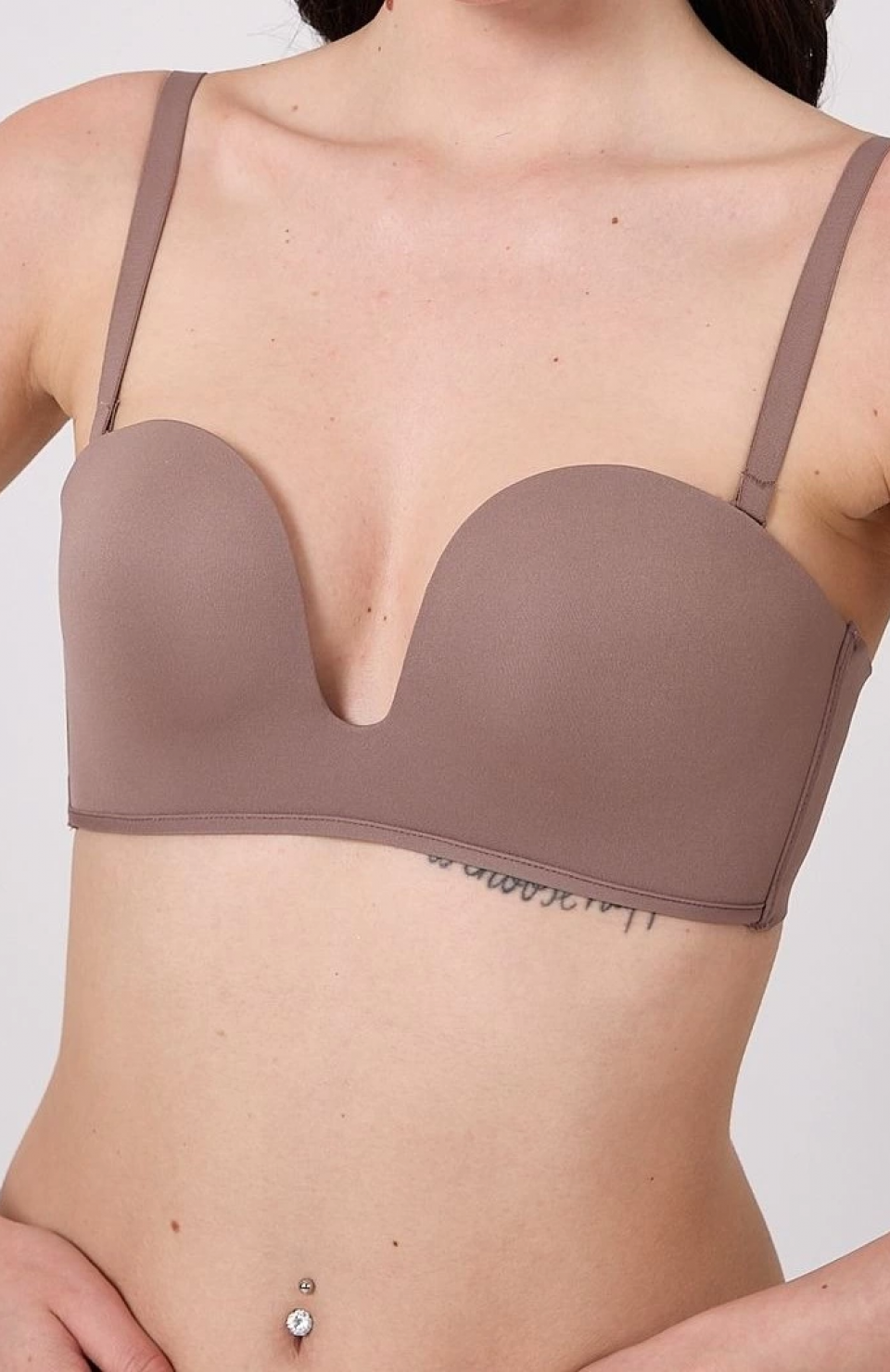 Freshness MSF05 Destekli V Dekolte Lazer Kesim Sütyen