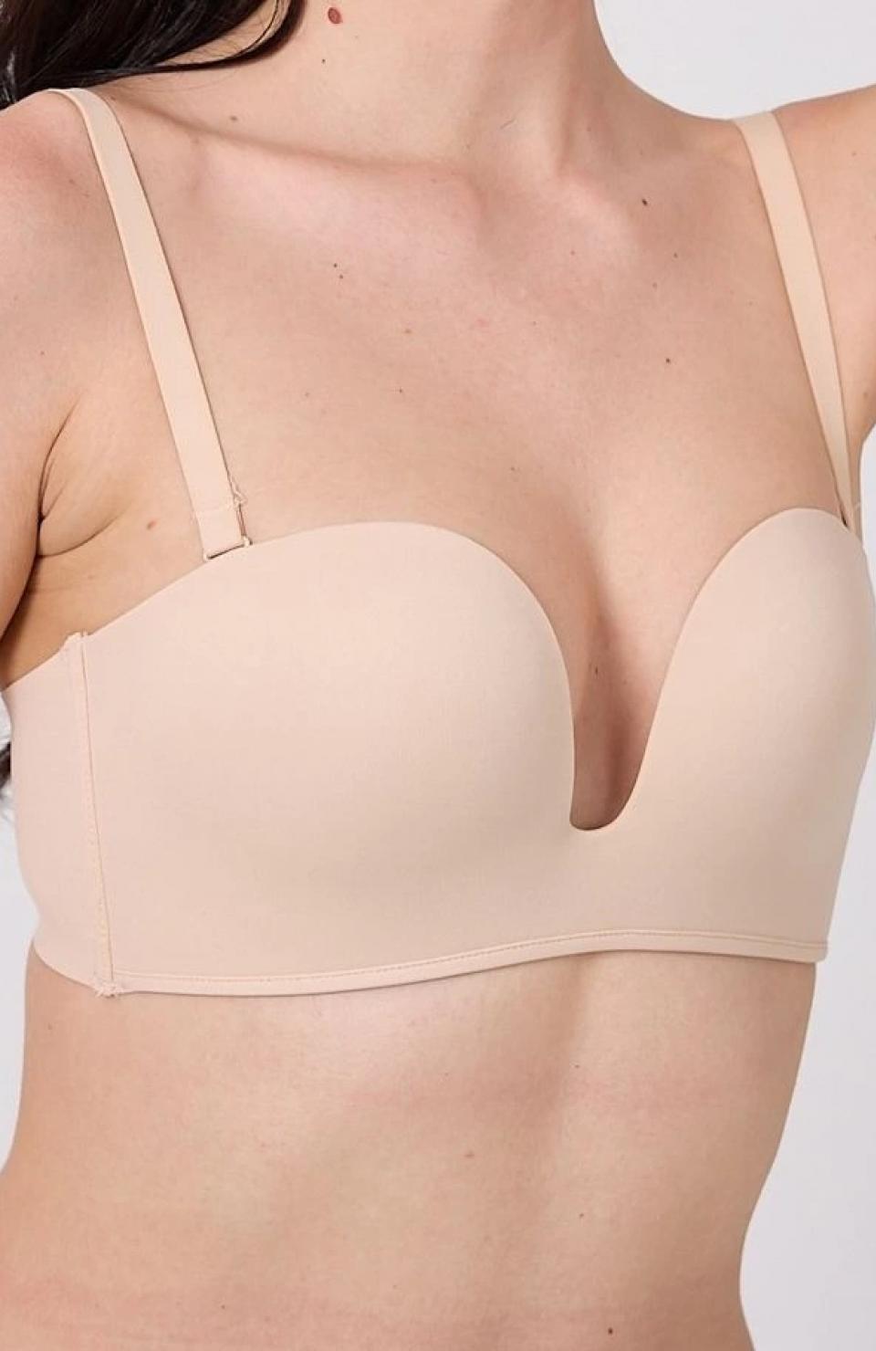 Freshness MSF05 Destekli V Dekolte Lazer Kesim Sütyen