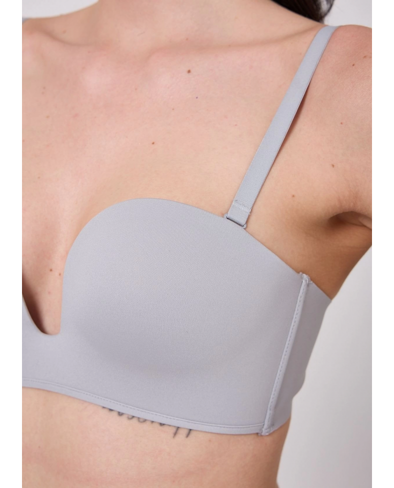 Freshness MSF05 Destekli V Dekolte Lazer Kesim Sütyen