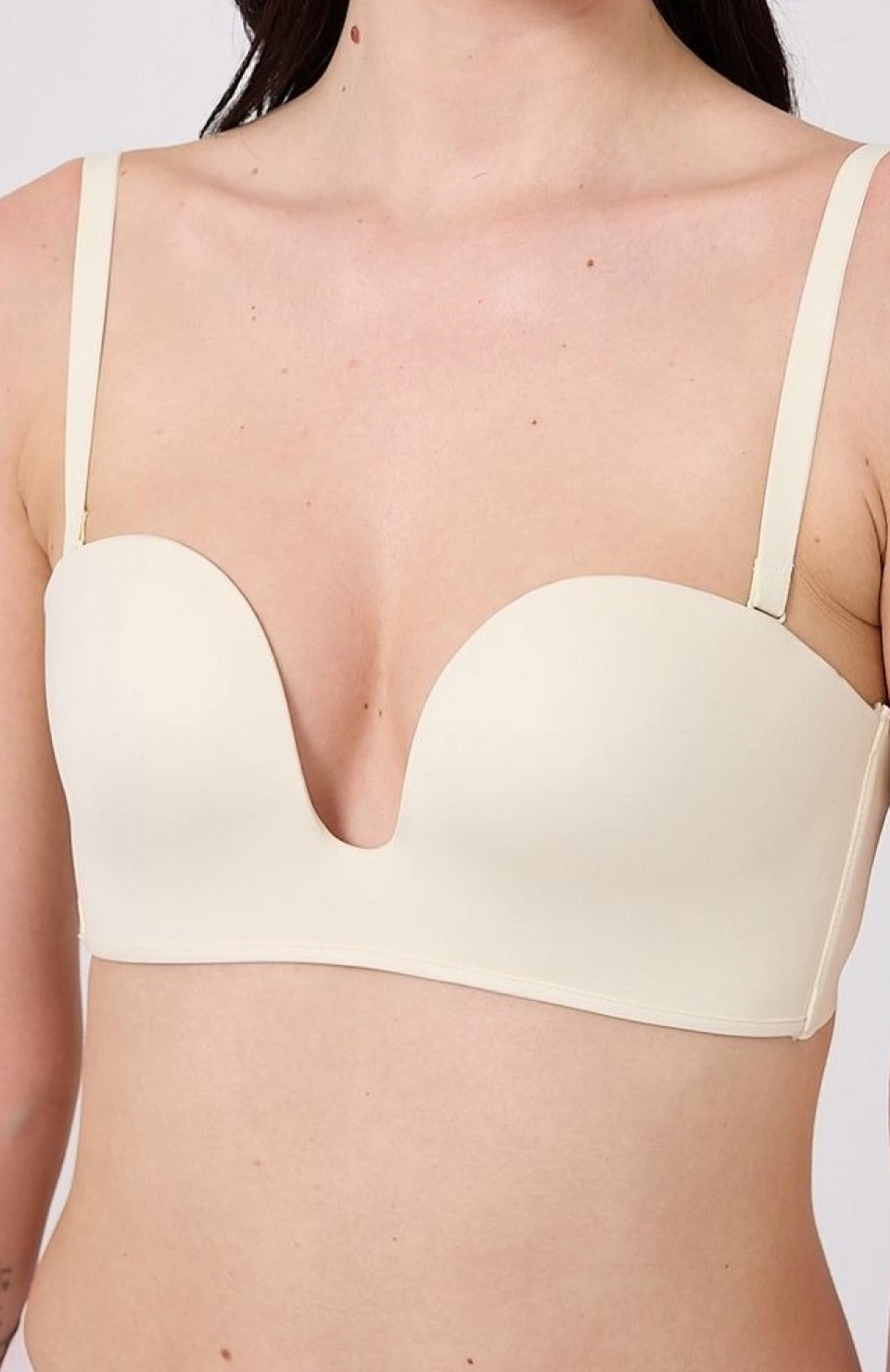 Freshness MSF05 Destekli V Dekolte Lazer Kesim Sütyen