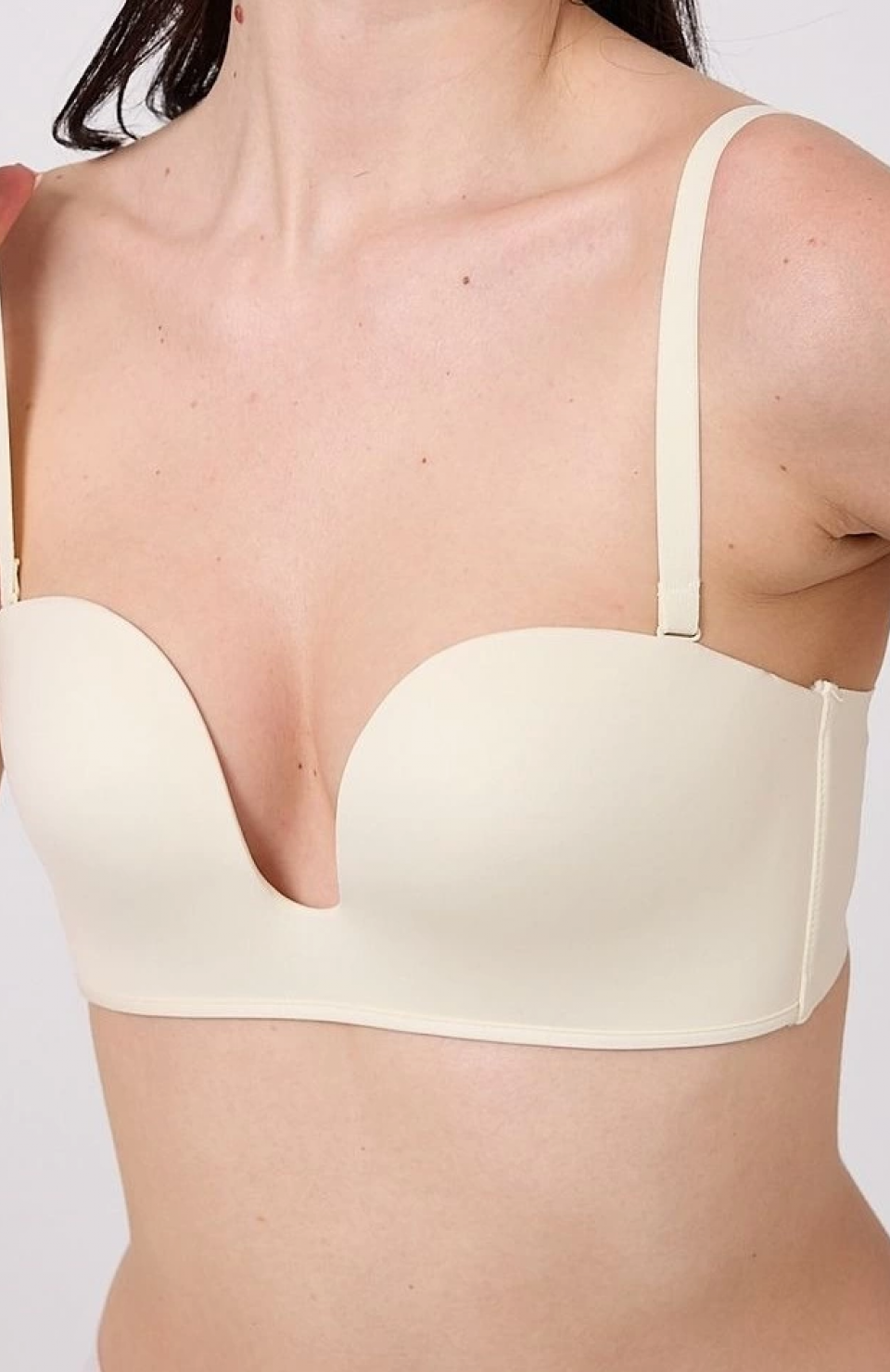 Freshness MSF05 Destekli V Dekolte Lazer Kesim Sütyen