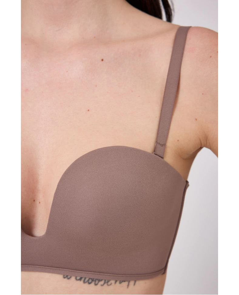 Freshness MSF05 Destekli V Dekolte Lazer Kesim Sütyen