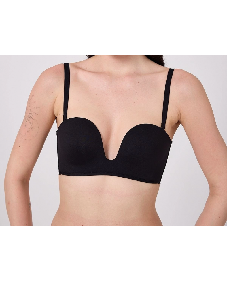 Freshness MSF05 Destekli V Dekolte Lazer Kesim Sütyen