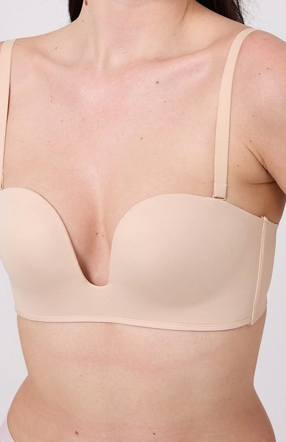 Freshness MSF05 Destekli V Dekolte Lazer Kesim Sütyen