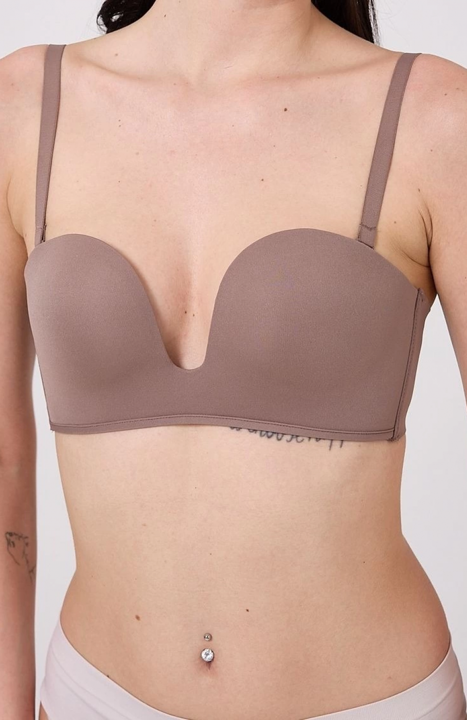 Freshness MSF05 Destekli V Dekolte Lazer Kesim Sütyen