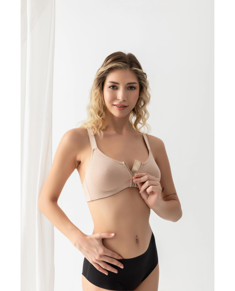 Gallipoli 1061 Kadın Desteksiz Fermuarlı Sporcu Sütyen