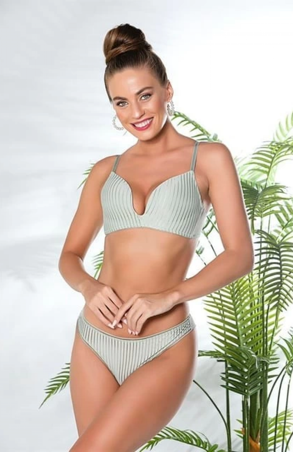 Gallipoli 31772 Dekolte Sütyen ve String Takım