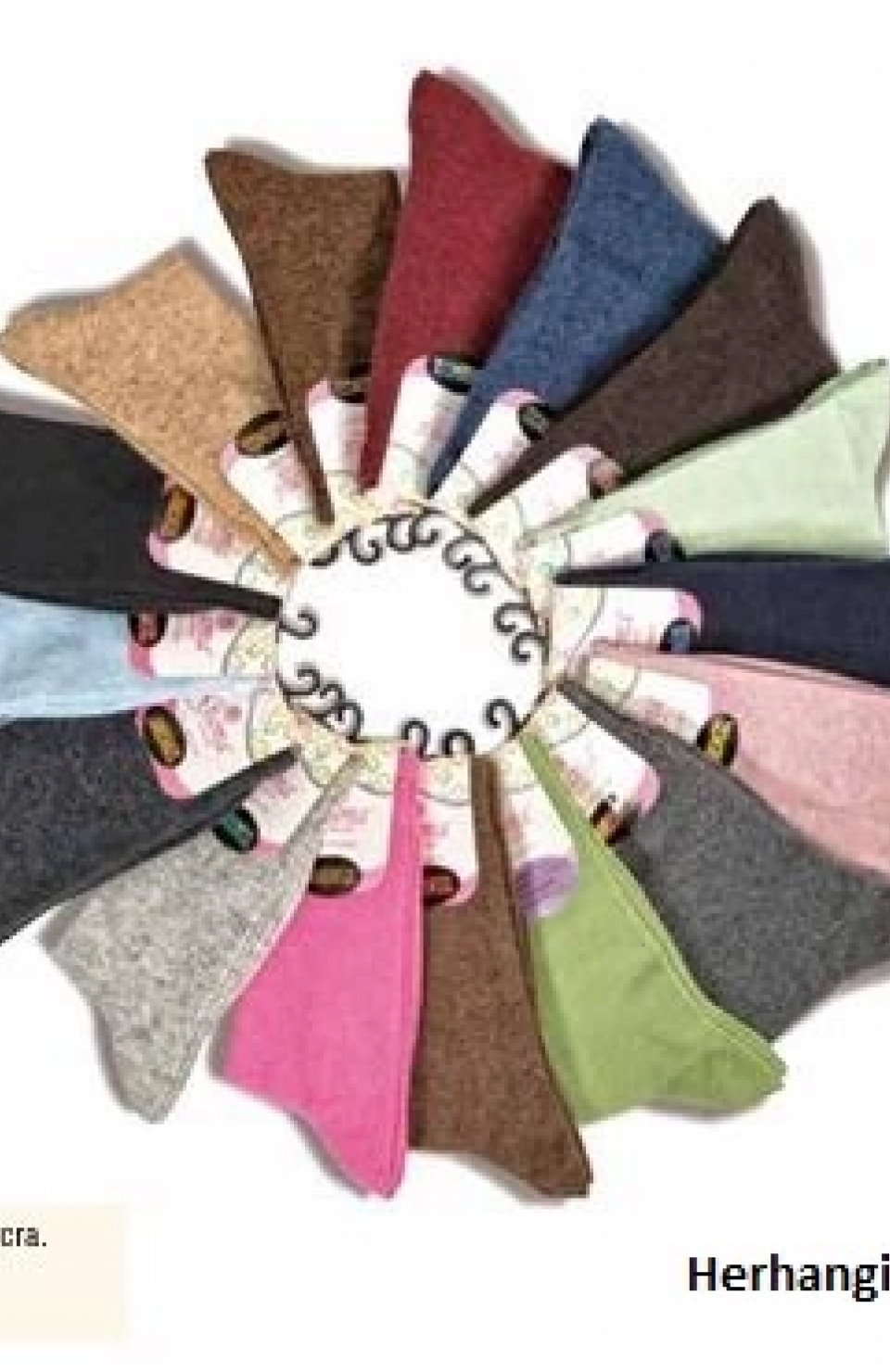 Gama 202 Kadın Düz Model Yün Soket Çorap