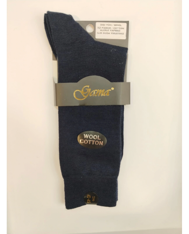 Gama 382 Erkek Merinos Yün Çorap