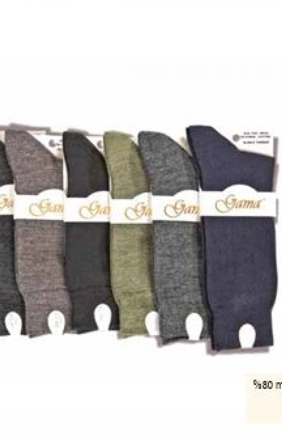 Gama 382 Erkek Merinos Yün Çorap