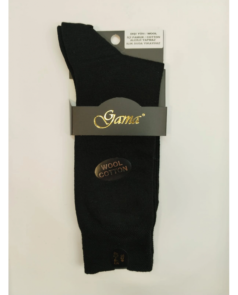 Gama 382 Erkek Merinos Yün Çorap